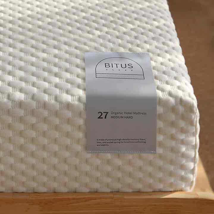 organic HOTEL マットレス ミディアムハード 27cm［6サイズ］