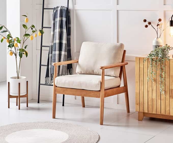 DoDo ファブリック 1人掛けソファ［4色］