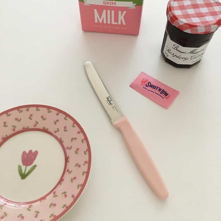 ピンク フルーツナイフ