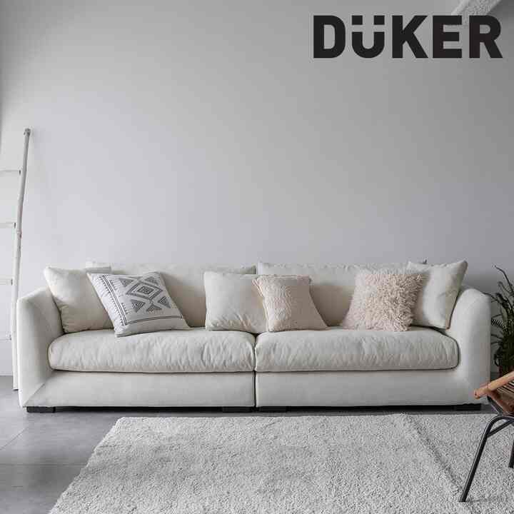 クラウド DK090 4人掛けファブリックソファ