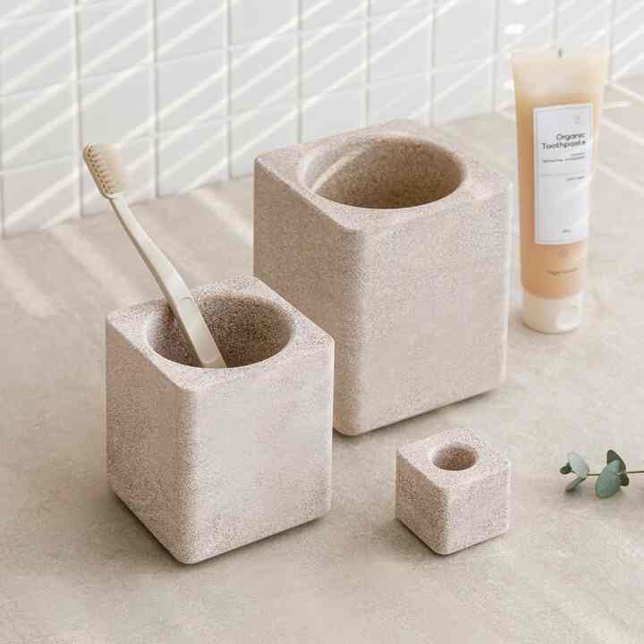 超吸水 プレミアム 珪藻土セラミック 歯ブラシスタンド［3サイズ］