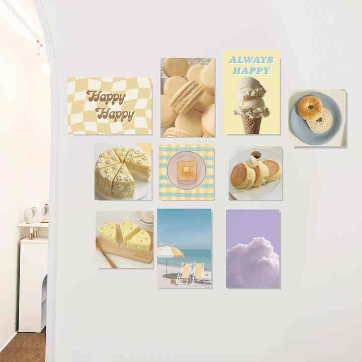 バターカラー インテリア ポストカード 17種セット