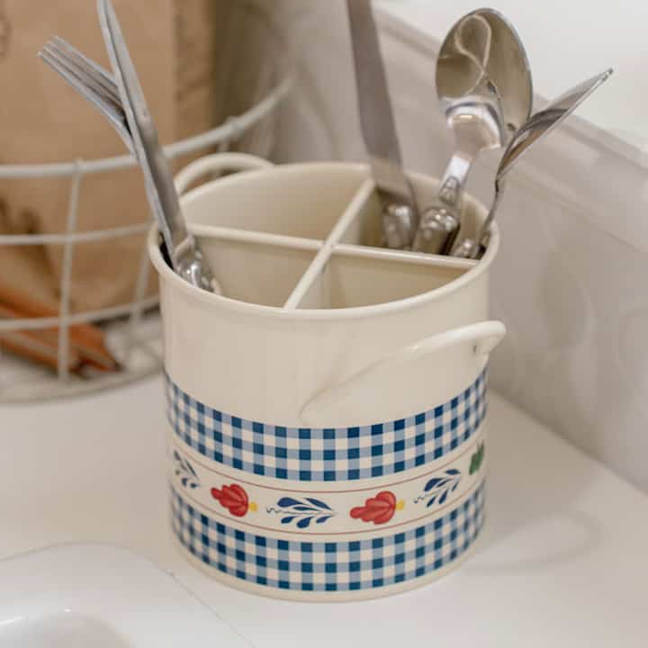 レトロ カトラリーケース