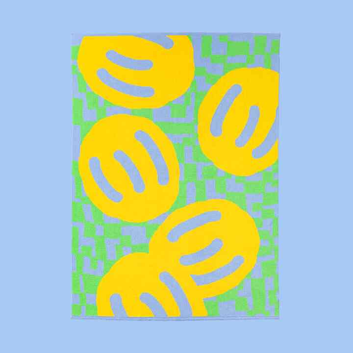 Candy ニットブランケット