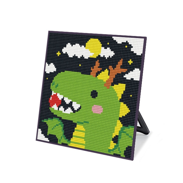 아트홀릭 DIY 보석십자수 스탠드형 큐트 20x20cm DS42_(소)구름속 드래곤
