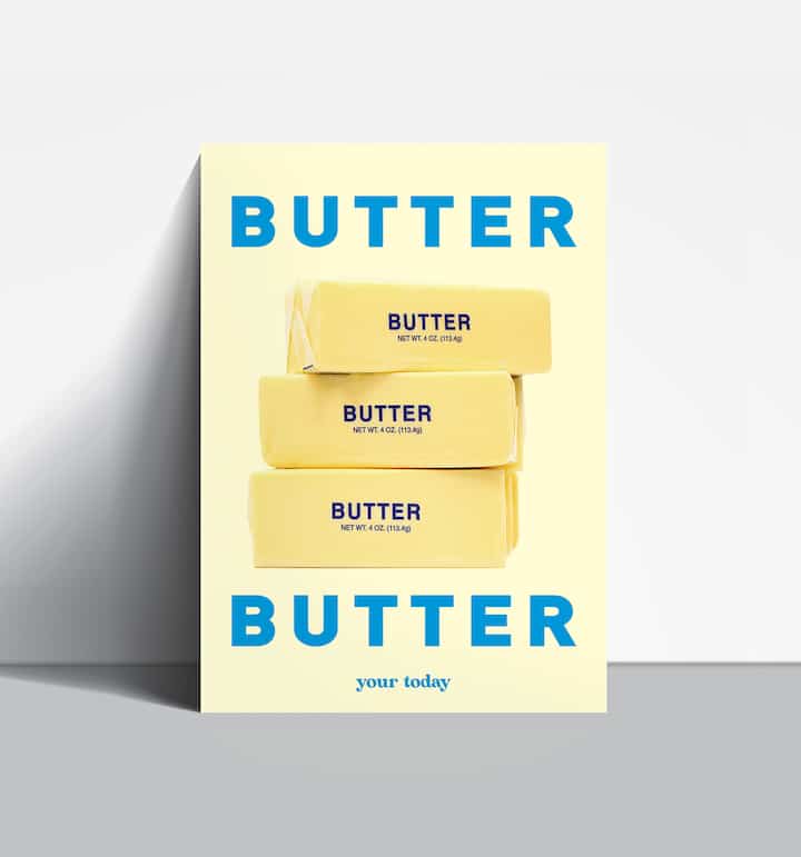 ポスター BUTTER BUTTER