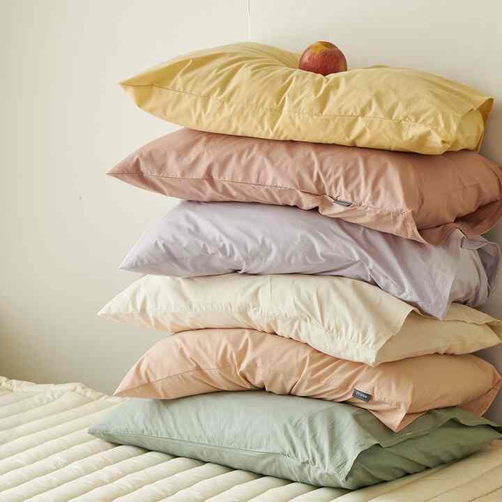 Breath 高密度コットン 枕カバー 2点セット［6色・2種・2サイズ］