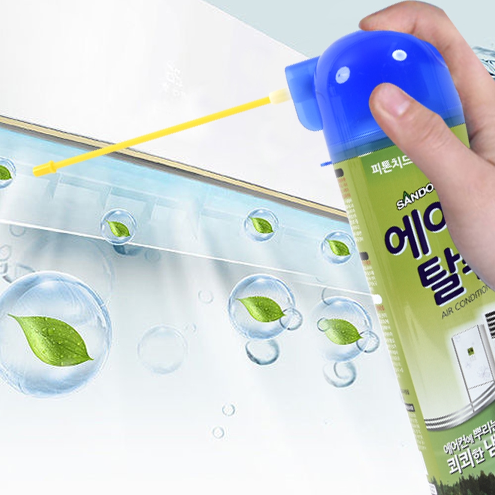 산도깨비 에어컨탈취제300ml 에어컨냄새제거 탈취제 스프레이 에어컨필터청소 곰팡이제거