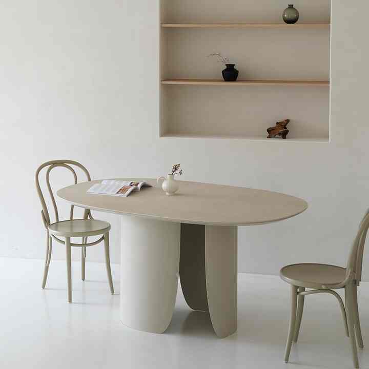 SWIF セラミックテーブル Mushroom beige