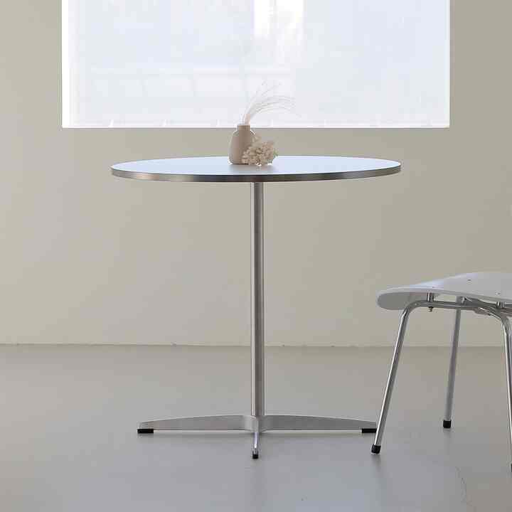 BASIC SILVER EDGE 円形 ダイニングテーブル