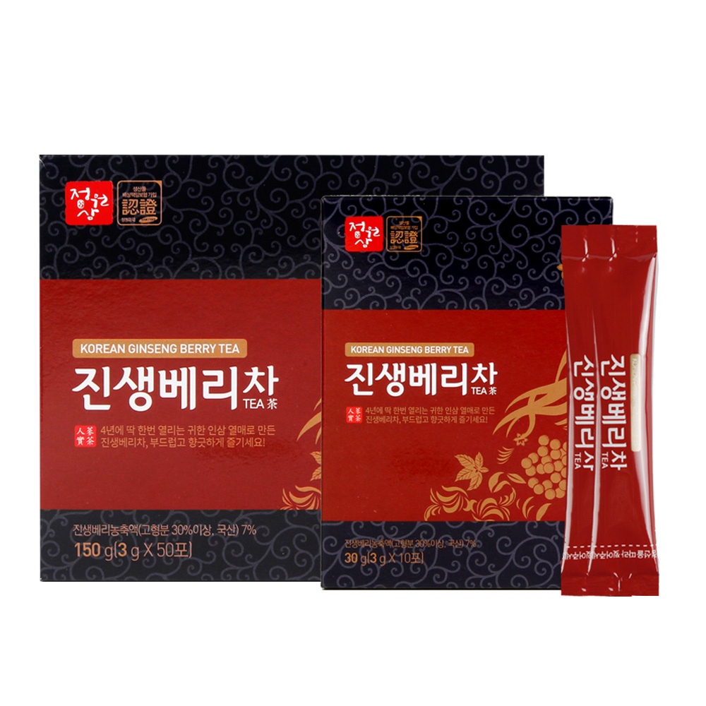 진생베리 인삼열매차 1박스 50포 가격 추이 정원삼 진생베리 인삼열매차 1박스 50포 - 최저가 12,900원