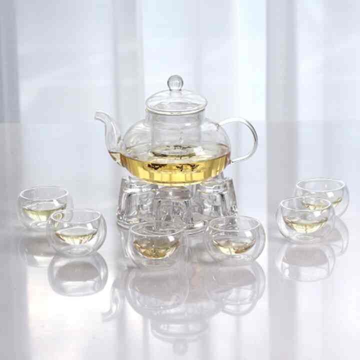 耐熱 ガラス ティーポット＆カップセット