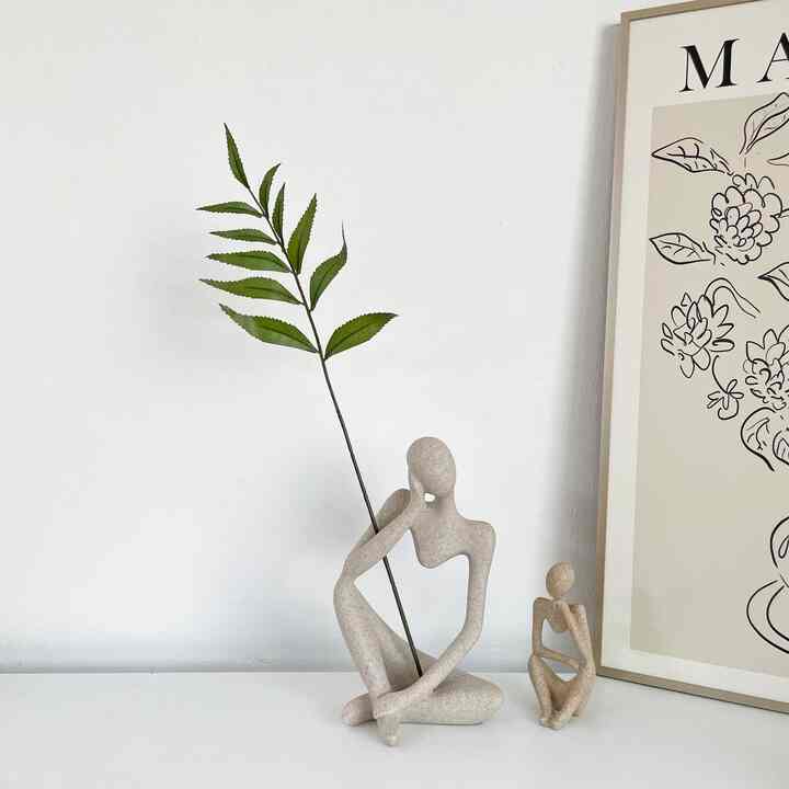 考える人 ストーン オブジェ［3種・2サイズ］