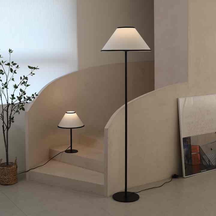 IVY テーブルランプ＆フロアランプ セット［2色］