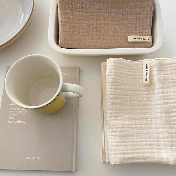 Triple-Layer Cotton Gauze Kitchen Towel