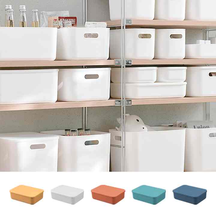 パントリー収納ボックス［5色］