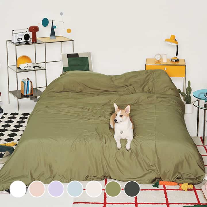 ペットと一緒に使える アレルギーケア Narani 布団カバーセット［7色・2サイズ］