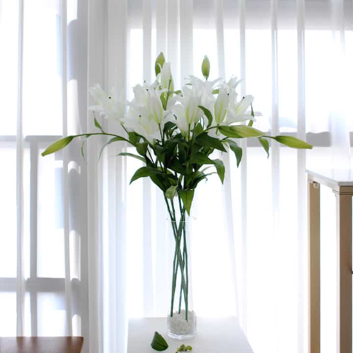 ユリ 造花［2色］