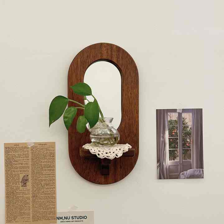 ELLIPSE 壁掛け物置きミラー