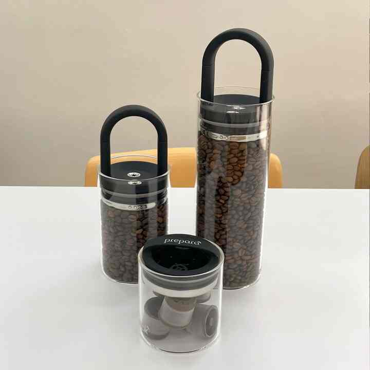 prepara 真空コーヒー豆保存 密閉容器 ラージ