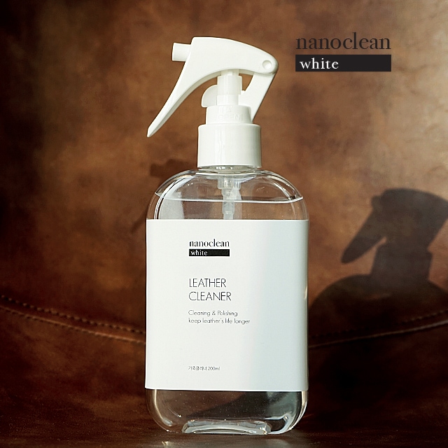 나노클린화이트 가죽클리너 200ml 명품가방 자동차시트 클리너 신발 소파 얼룩제거 코팅 보호제