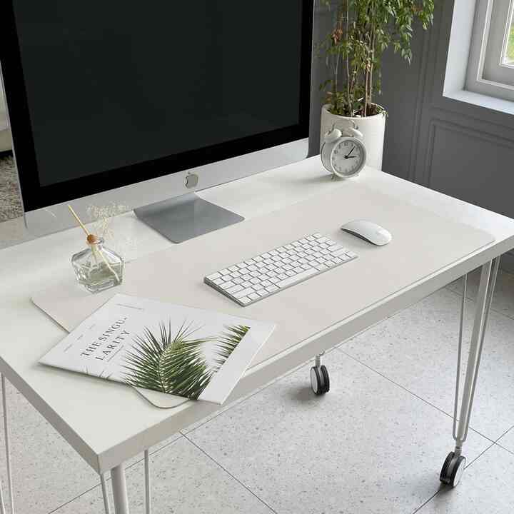 ノンスリップ レザー マウスパッド デスクマット兼用［6色・2サイズ］