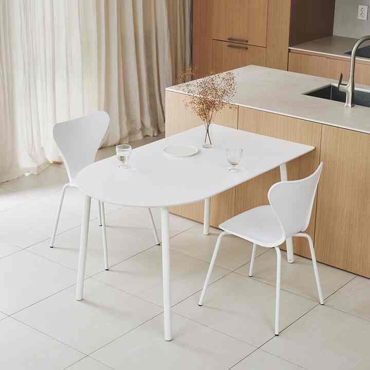 BOWE 半円ダイニングラウンドテーブル