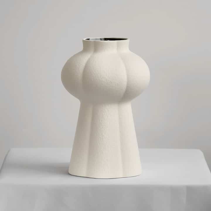 クリーム ボリューム ツートーン オブジェベース