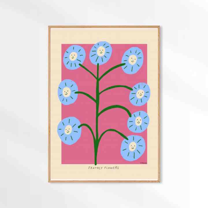  'Fantasy Flowers II' ポスター Madelen Möllard