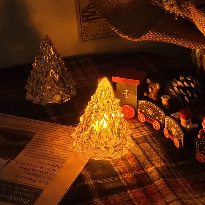 CRYSTAL ミニツリー ムードライト