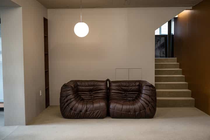 PH 17 コーナー モジュール 天然皮革 ソファ