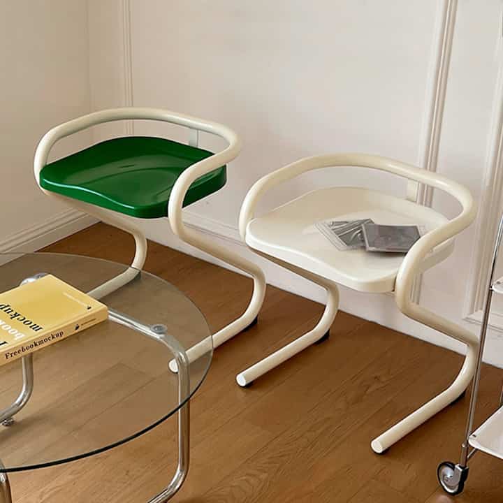 ミッドセンチュリーモダン カーブチェア［8色］