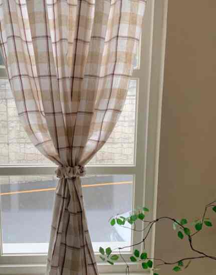 maple linen カーテン［2色］