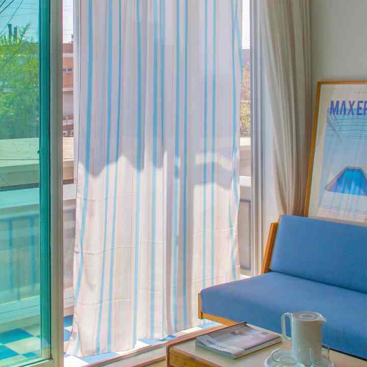 Vintage Stripe ソーダカーテン［3サイズ］