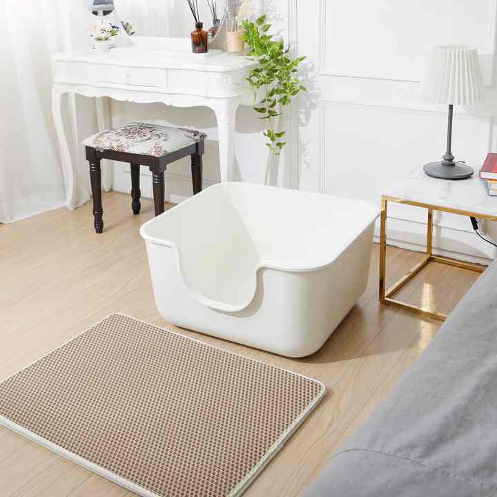 抗菌スクエア 猫用トイレ［2色］