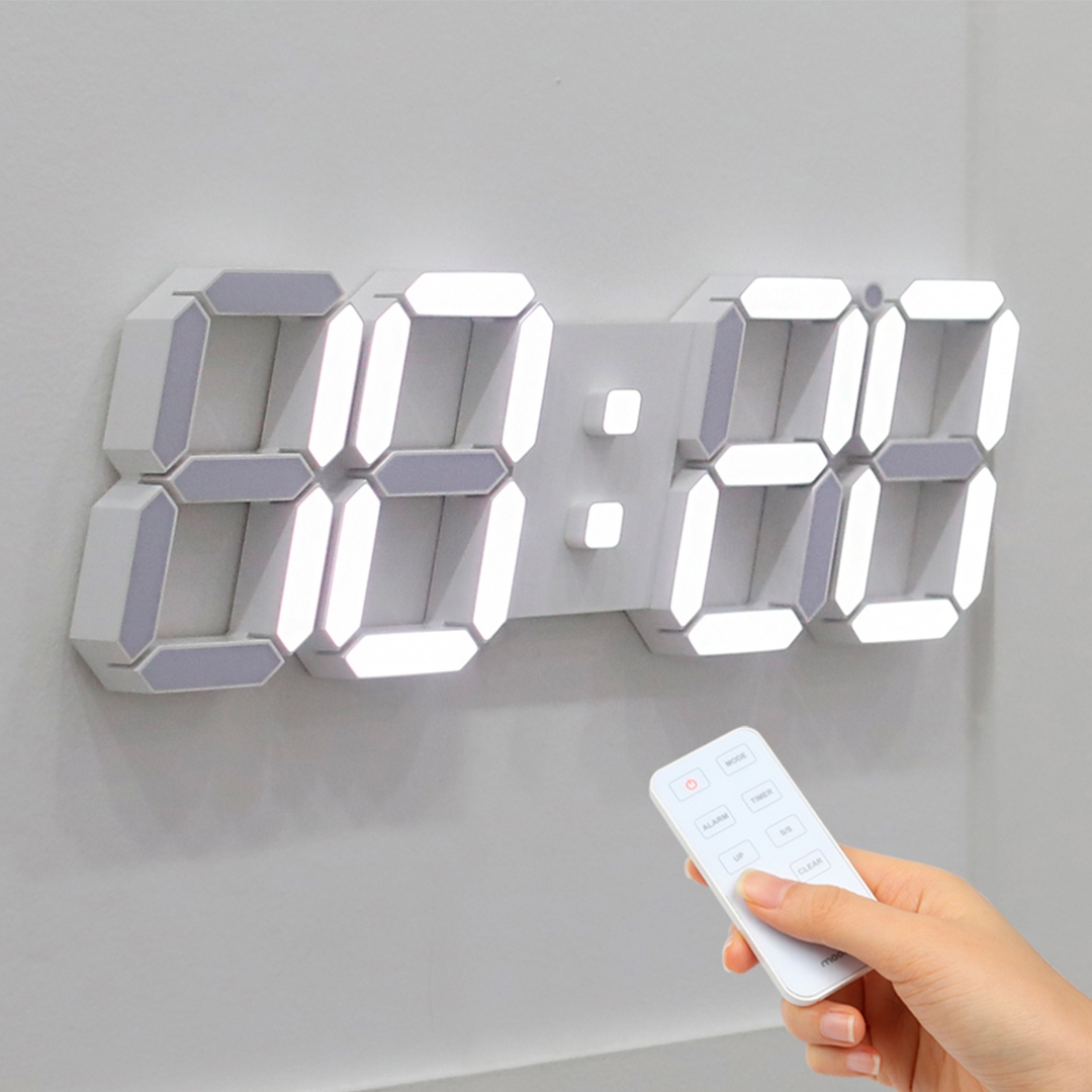 3D 빅플러스 화이트 벽걸이 LED 벽시계 집들이 선물 디지털 가격 추이 무아스 3D 빅플러스 화이트 벽걸이 LED 벽시계 집들이 선물 디지털 - 최저가 39,800원