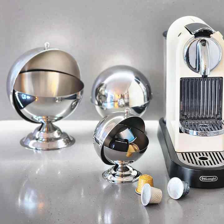 ステンレス カプセルコーヒー保管ケース［3サイズ］