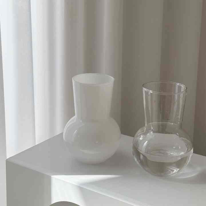 グローリー ガラス花瓶［2色］