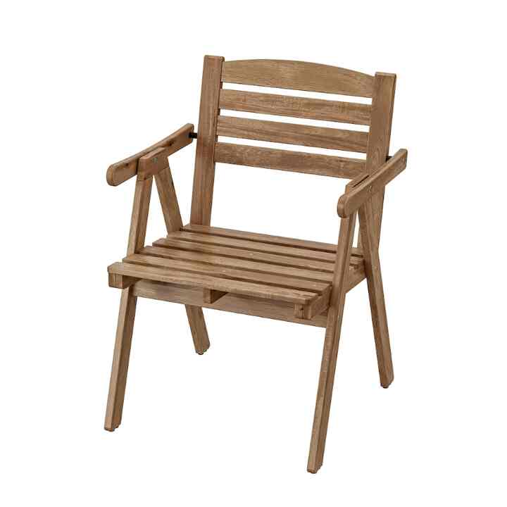 FALHOLMEN ファルホルメン チェア アームレスト付き 屋外用