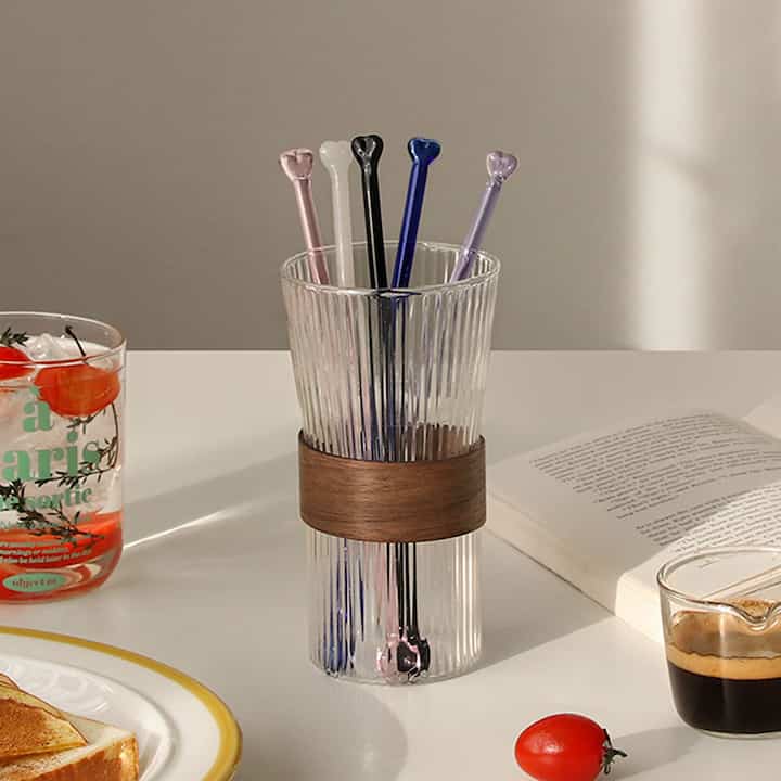 Heart ガラスマドラー［5色］