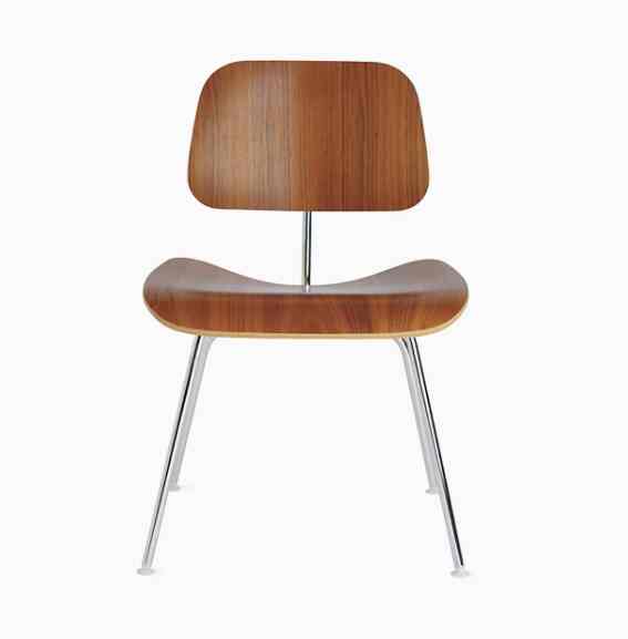 イームズ プライウッド ダイニングチェア メタルレッグ DCM