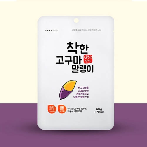 자연품애 쫀득한 해남 착한 고구마 말랭이 10봉 외