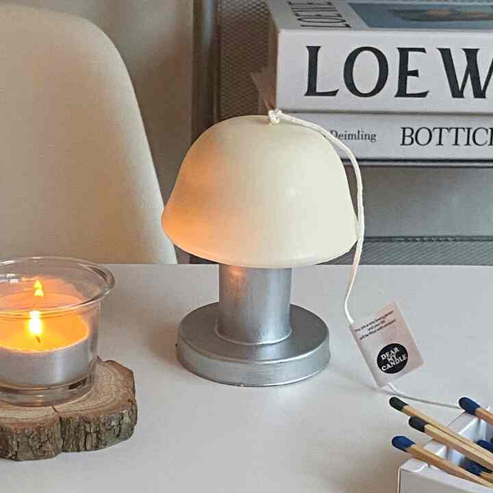 Mid-Century Modern マッシュルーム ランプ キャンドル