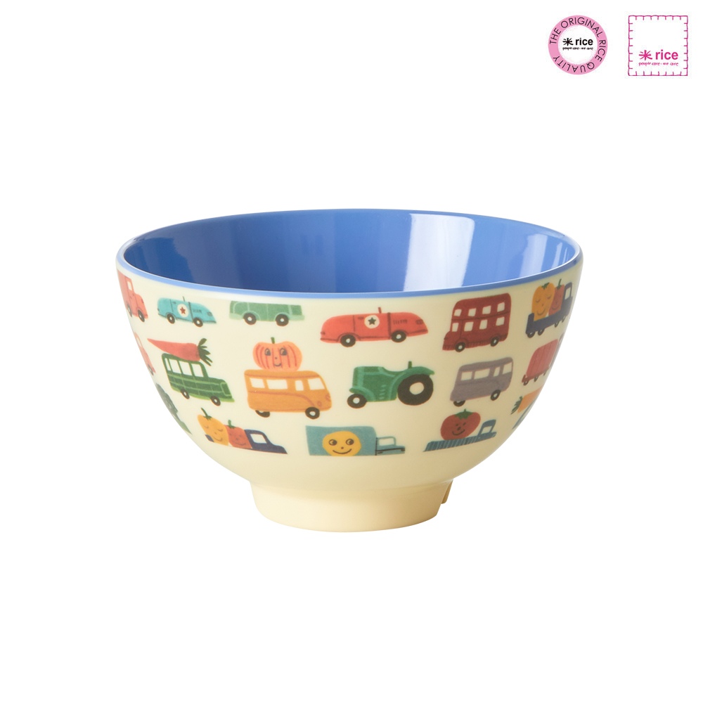 라이스 멜라민 스몰 보울 밥공기 해피 카 12cm