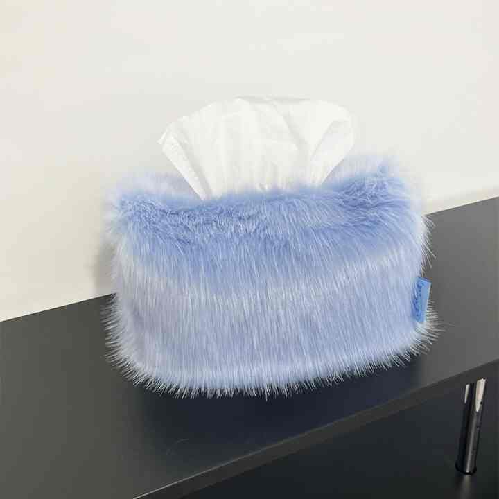 Fur-ppet Tissue Case (Sky blue)