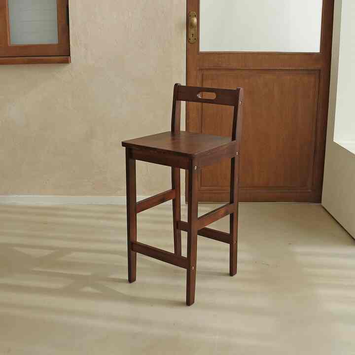 原木 バーチェア ハイチェア  【2colors】