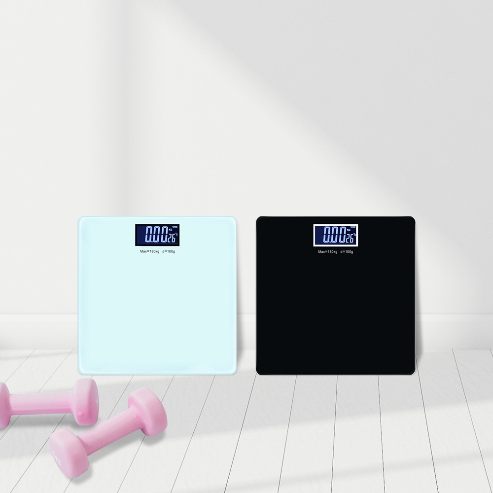 노바리빙 미니 네모 디지털 LCD 체중계, 3colors