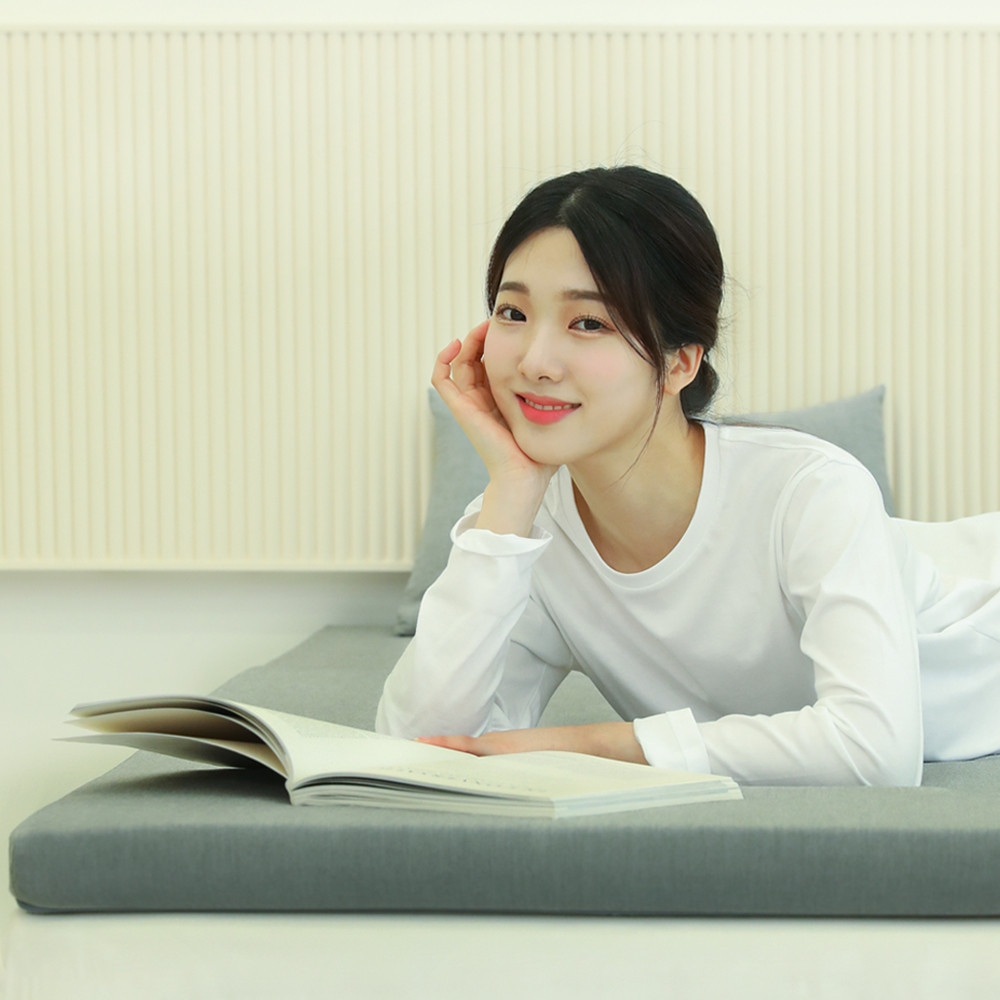집앤콕 3단 접이식매트리스 바닥 침대 단단한 토퍼 수면매트