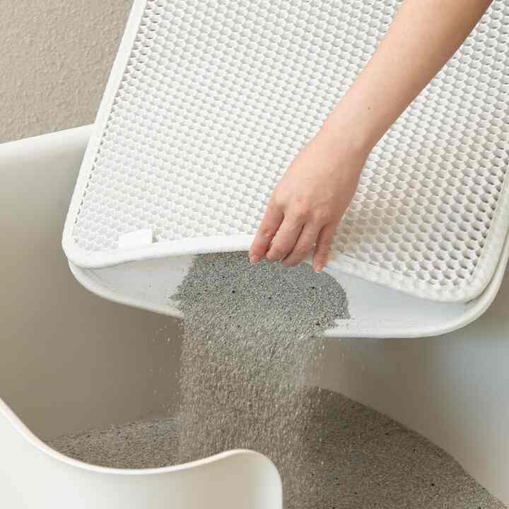 poo poo mat 猫用トイレ 砂飛び散り防止マット