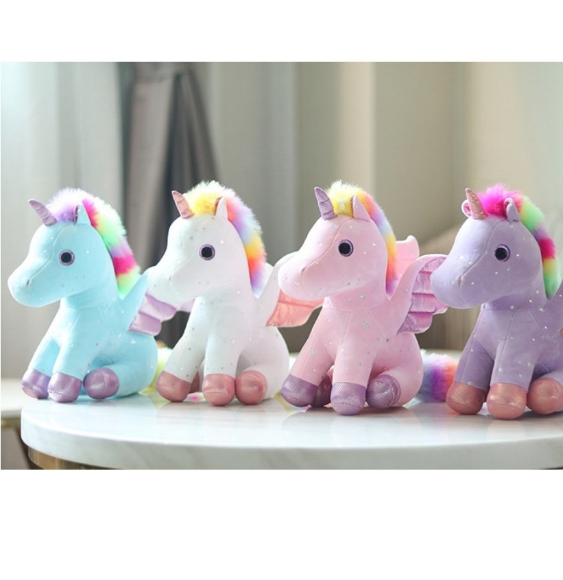 네이처타임즈 유니콘 애착 인형 동물 봉제 인형 집들이 선물 인테리어 소품 4 colors 2 size - 최저가 13,400원